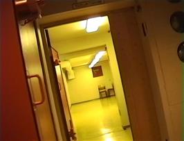 This basement room looks like it was designed as a nuclear fallout shelter for the school